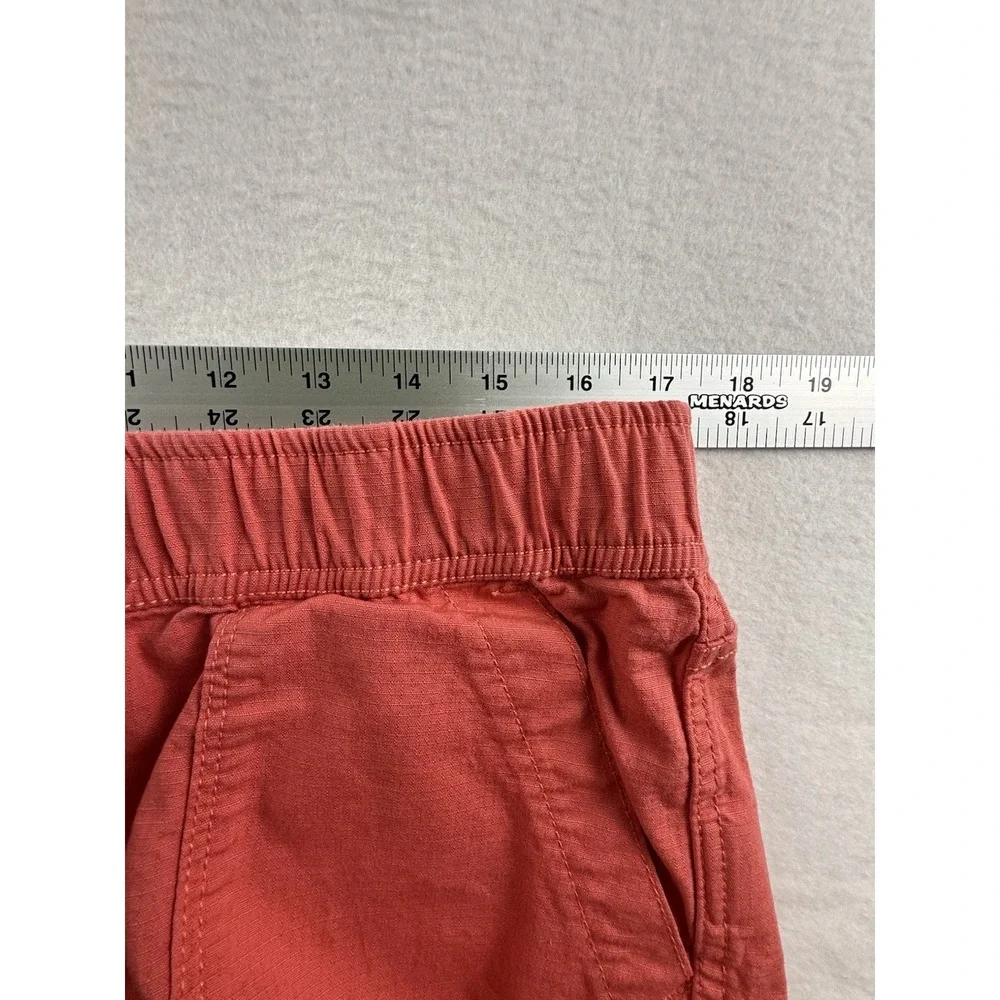 The North Face Shorts Womens Large Coral Pull On Elastic Waist Hiking READ